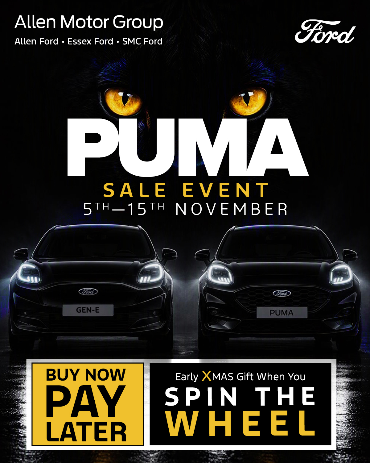 Puma Crossover Sales Event Online Booking